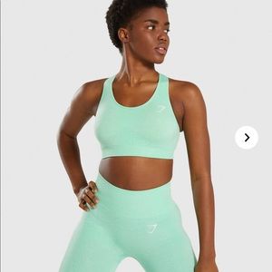 Gymshark Vital Seamless Green Sports Bra